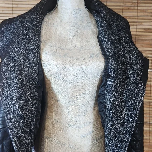 Tweed & Leather Motorcycle Jacket - Picture 7 of 10